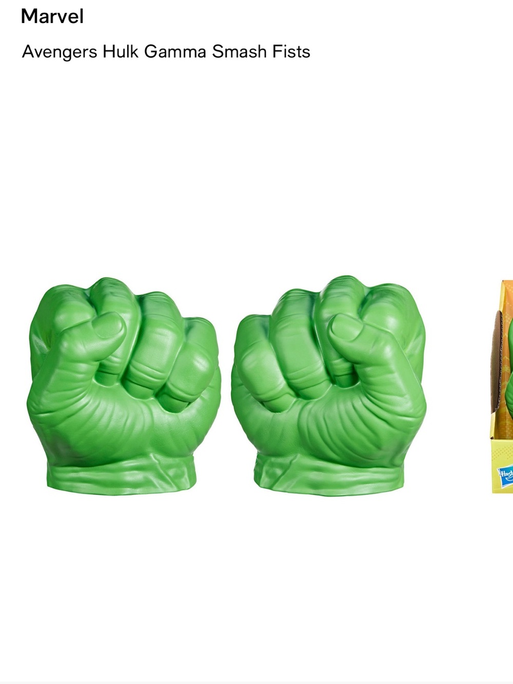 Marvel Hulk Green Smash Fist Gloves